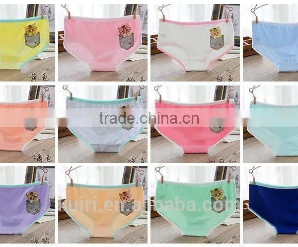 Cheap Custom Factory Promotional Mature Women Underpants Cartoon Briefs photo-2