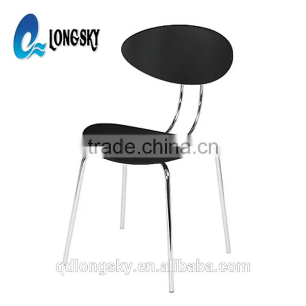 LS-4023 High Quatlity Elegant Modern Designer Plastic Dining Chair Stackable pp Chair Price photo-2