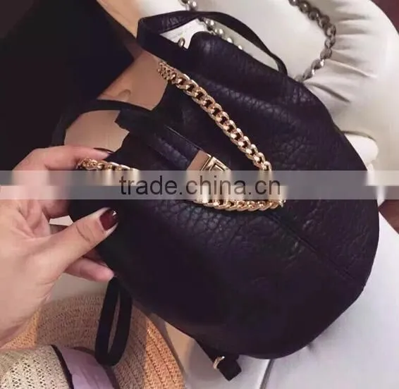 DY0089Z Europea Fashion Ladies Hot Sale Bucket Bag Chain Handbag photo-3