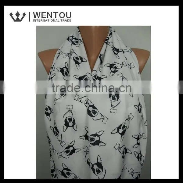 Fashion Accessories Dog Print Infinity Scarf photo-4