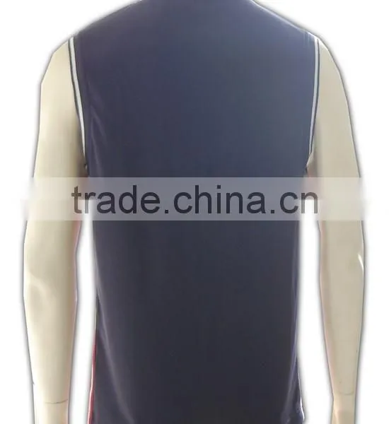 ISO 9001 Audit Factory Blank Tailored Wholesale V-neck Gym Vest photo-4