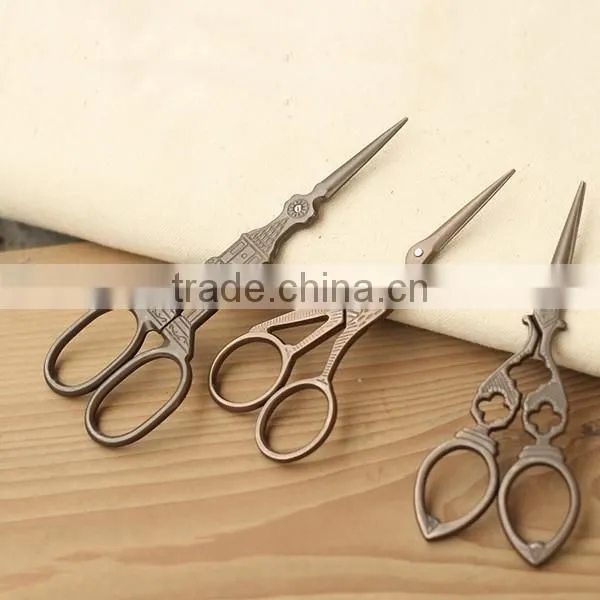 Antique Zakka Scissors Embroidery Bird Scissors Craft Thread Scissors photo-4