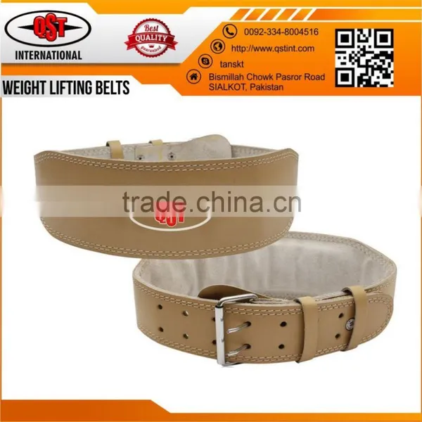 Custom Leather Weightlifting Belt / Crossfit Training Belt Gym Fitness Weight Lifting photo-5