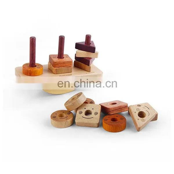High Quality Early Educationa Wooden Montessori Toys Toddler Sorter Blocks With Factory Price photo-5