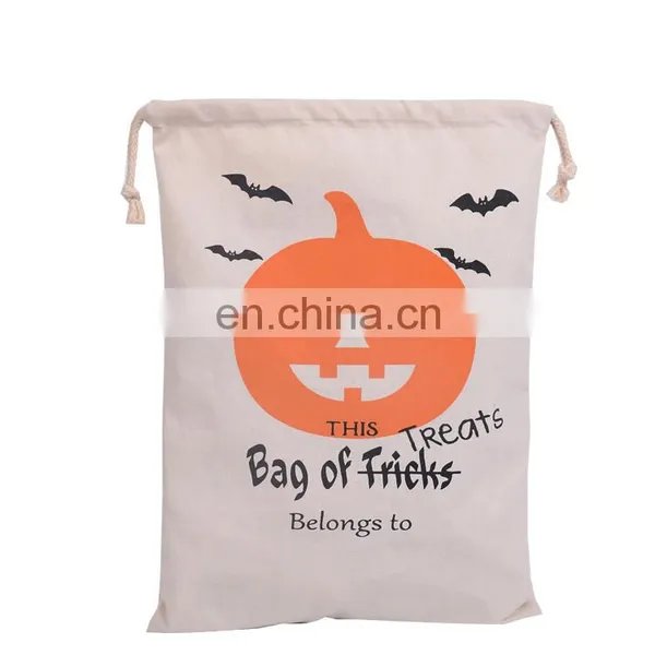 Factory Whloesale Canvas Party Halloween Bags photo-2