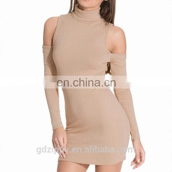 Pink Drape Side Halter Neckline Fashion Woman Dress photo-2
