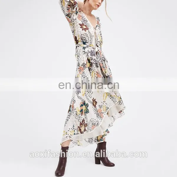 Latest Design Sexy Women Plunge V-neckline Sleeveless Midi Party Dress photo-2