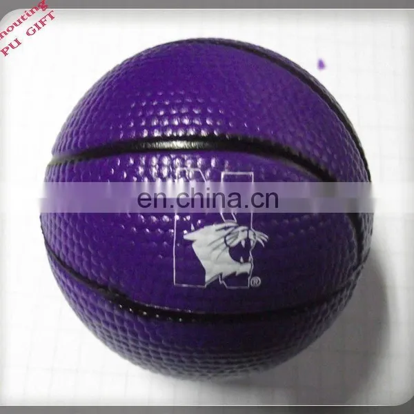 purple pu foam stress ball