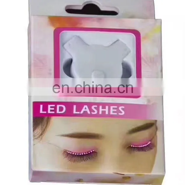 LED Eyelashes False Eyelash Lamp Led Flash Lashes Shining Charming for Party photo-6