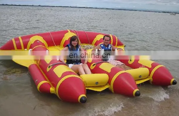 Top Quality 0.9mm PVC Inflatable Flying Towables Flying Fish Boat photo-6