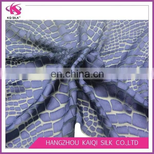 Wholesale China Suppliers Silk Burnout Fabric Solid Color Silk Opal for Dress Fashion Fabric photo-6