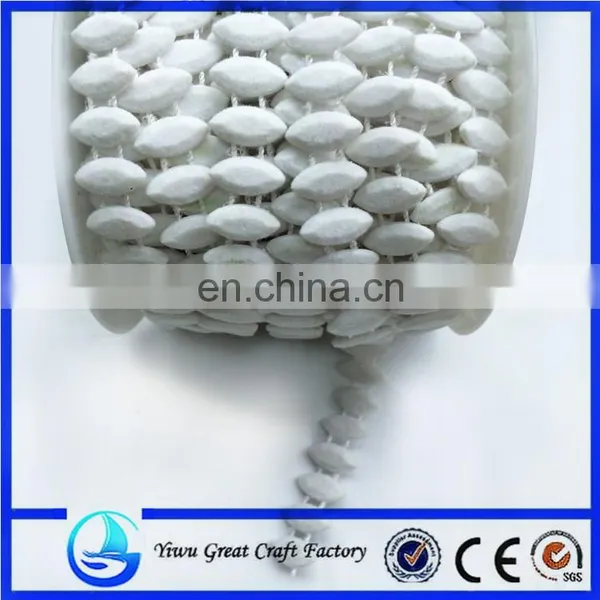 PS plastic bead wire bead curtain electroplating electroplating plastic attachment beads