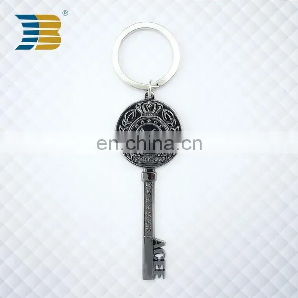 Creative Antique Key Shape Custom Metal Bottle Opener Keychain photo-4