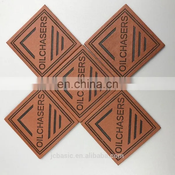 Custom Fake Labels Faux Leather Labels photo-2