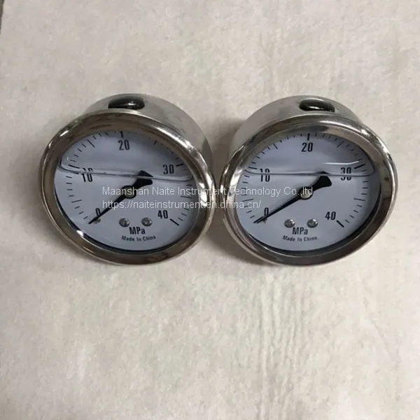 50mm 40Mpa Single Dial Back Connection Hydraulic Pressure Gauge photo-5