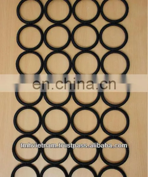 Black pp Yarn Crochet Scarf Hanger