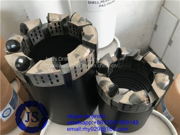 HQ Teeth 9mm Pdc Coal Mining / Pdc Impregnated Diamond Exploration Coring Drill Bit photo-2