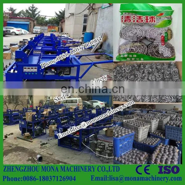 Quality Assured Steel Wool Scrubber Making Machine for Spiral Shape photo-4