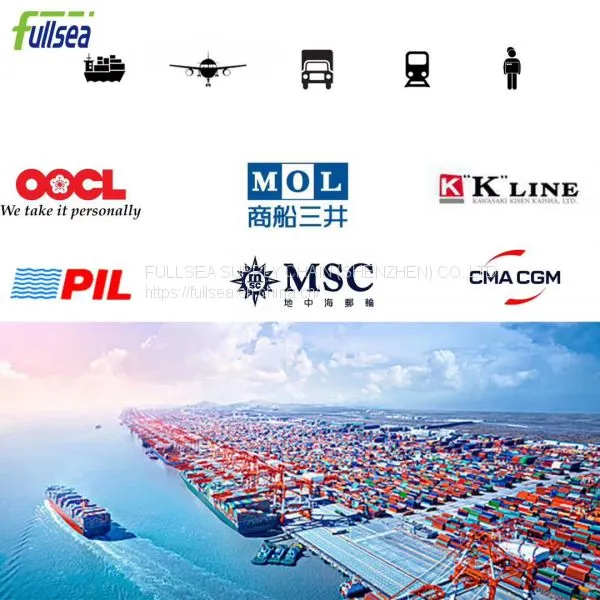 Full Container and Sea Freight From Shenzhen to UK