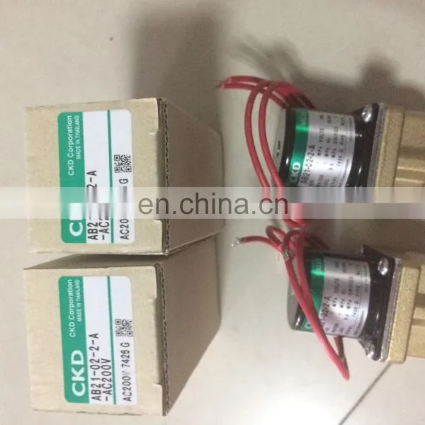 CKD 2 Way Solenoid Valve AB21-02-1-A-AC200V photo-2