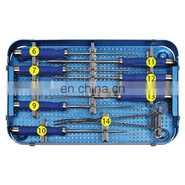High Quality Orthopedic Surgical Instruments Anterior Cervical Plate Instrument Set for Cervical Surgery Medical Spine photo-6