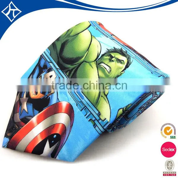 Fancy Cheap Printed Anime Neckties,silk Simple Neckwear photo-4