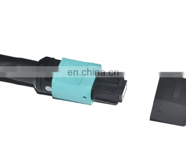12 Fiber Optical OM4 Corning MPO MTP Connector Fiber Patch Cables photo-3