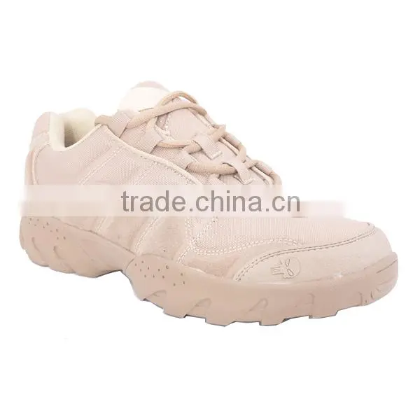 China Factory Lace up Safety Men Sport Shoes Cream Color Low Heel Sport Shoes photo-2