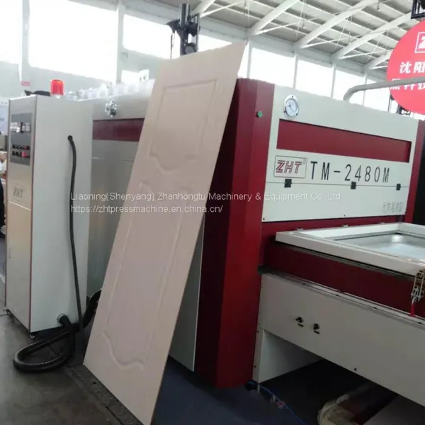 Ahşap Kapı İçin MDF Vakum Membran Pres Makinası Çift Çalışma Masaları ZHT TM2480M photo-3