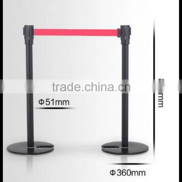 Silver Stainless Steels Crowd Control Barrier-Retractable Belt Barrier-queue Rope Barrier photo-6