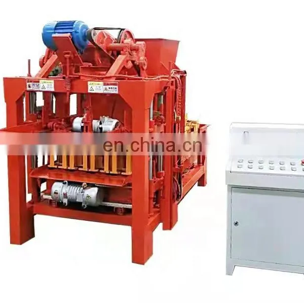 Automatic QT4-25 Fully Hollow Block Machine Price List Brick Making Machine Price Concrete Block Machine photo-2