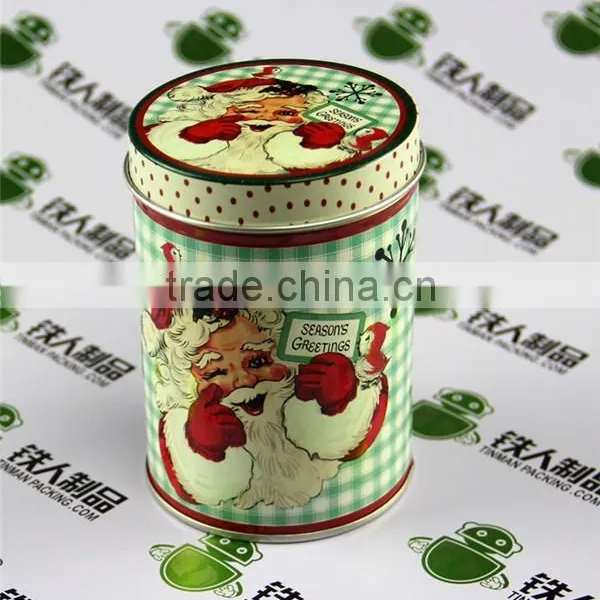 Santa Claus Christmas Holiday Gift Household Items Coin Storage New Year Gift Tin Tea Box photo-2