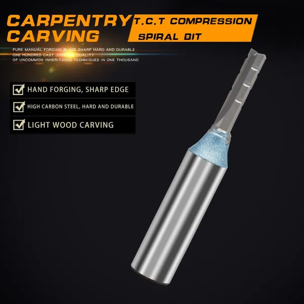 TIDEWAY LC0118 T.C.T MORTISING BIT Z3 Woodworking Milling Cutter Density Board CNC Knife Engraving Cutter Router Bit photo-5
