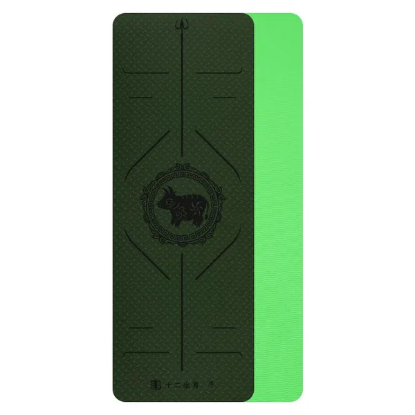 Custom Print Logo Eco-friendly Thick Anti Slip Tpe Yoga Mat Manufacturer photo-2