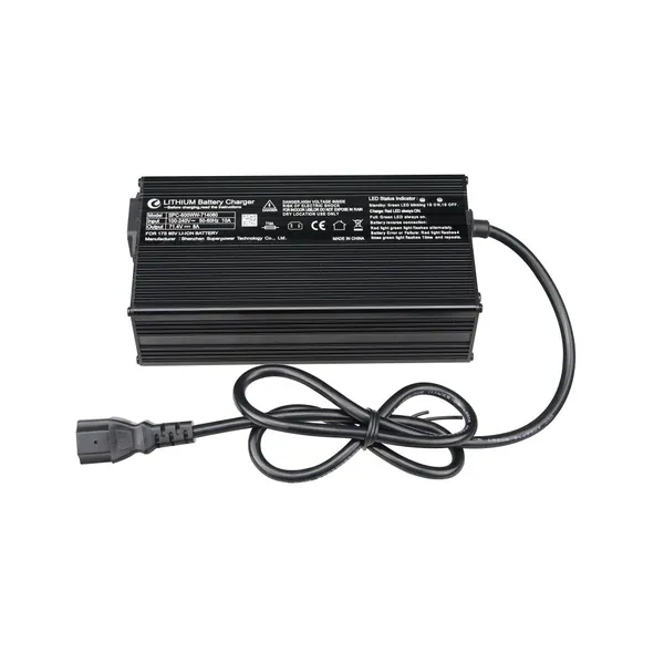 600W 24V 48V 60V 72V 20A Smart Lead Acid Lithium Battery Charger for AGV & Forklifts E-mopeds Electric Wheelchairs