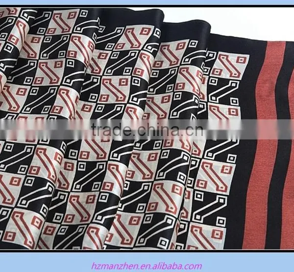 OEM Printed Silk Scarf For Men photo-4