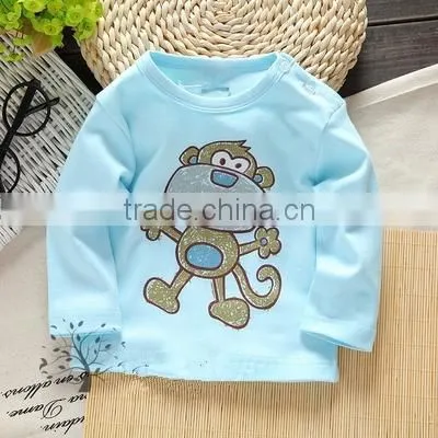 100% Cotton Baby T-shirt/ Design for the Kids/ Kids T-shirt With Cartoon Picture photo-2