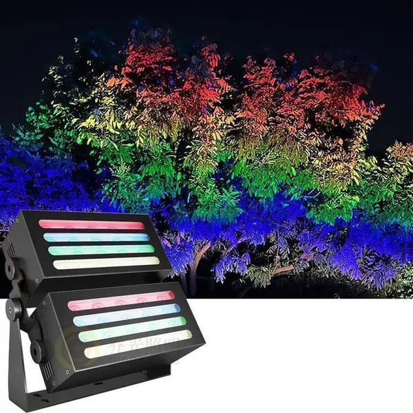 100w Led Rainbow Tree Lighting, Colorful Projector and Dyeing Lights for Mountain Landscape, Gardens and Trees photo-5