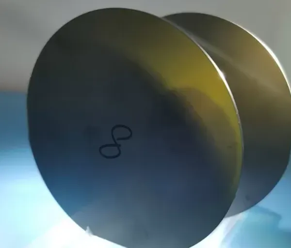 4 дюймовый кремний-карбидный кристаллический диск (wafer) SIC 1,5 мм высшего сорта 4H-N