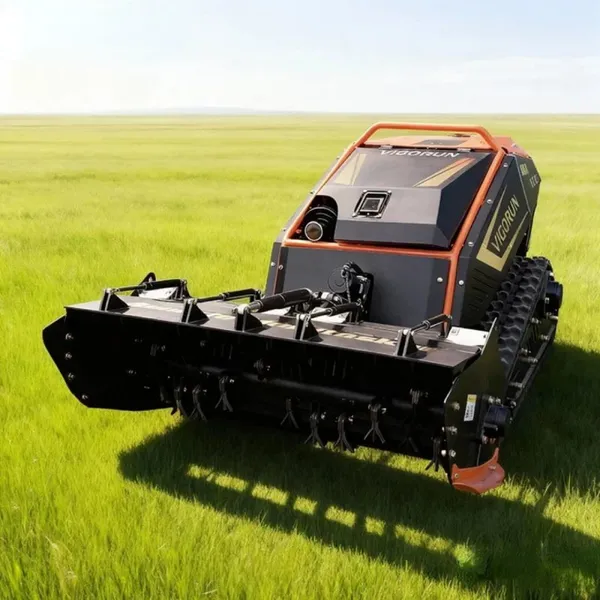 Vigorun Tech Track Mower Remote Unmanned Operation MTSK1000 Robot Lawn Mover Rc for Parks & Public Spaces