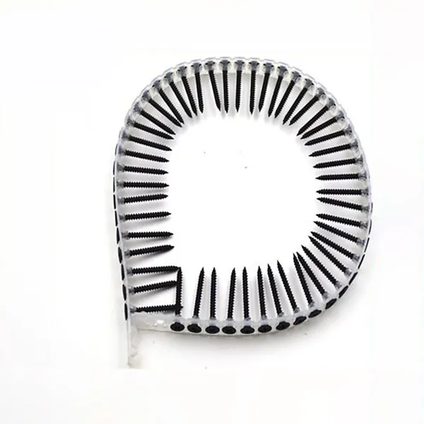 High Quality Collated Drywall Screws Yellow Zinc Fine Thread Plastic Strip With Consistent Quality Control, Factory Wholesale Price photo-2