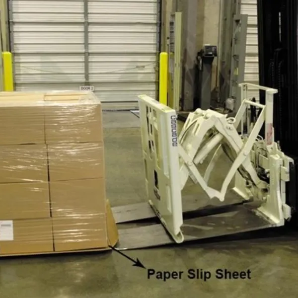Moisture Proof Eco Kraft Slip Sheet Paper Pallet Slip Sheet Compatible With Push-Pull Forklift One Time Shipping Use Sheet