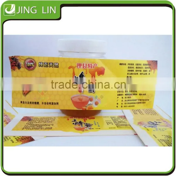 Wholesale Eco-friendly CMYK Printing Food Label Sticker