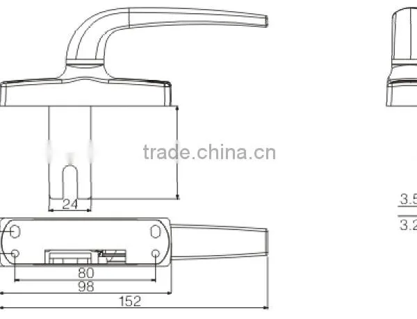 Window Handle JW9013A photo-2
