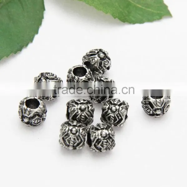 DIY Drum Shape Large Hole Metal Beads, Lead Free Nickle Free Necklace and Bracelet Zinc Alloy Beads Accessories photo-6