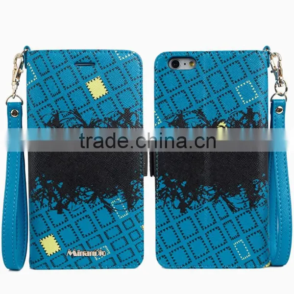 Printing PU Flip Case For Smartphone for IPhone 6/6s for Lady/Women/Female photo-2