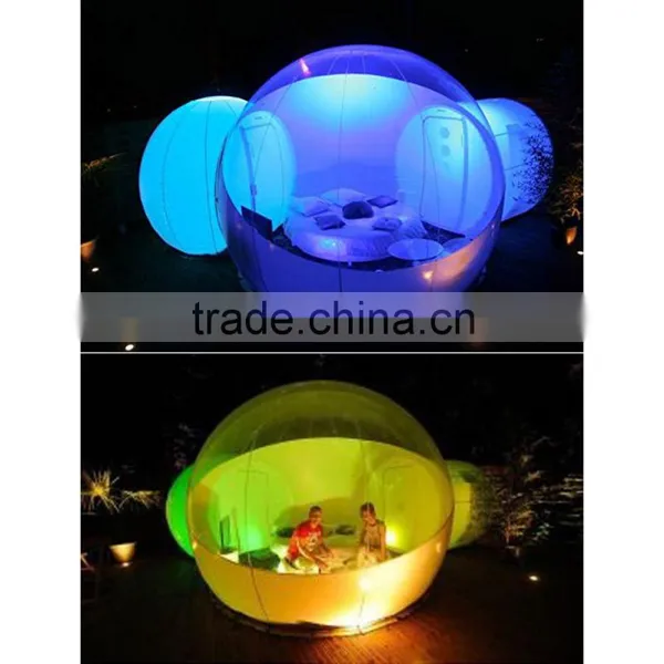 Outdoor Double Tunnel Inflatable Wedding Tent Inflatable Dome Tent Round Inflatable Bubble Tent photo-3