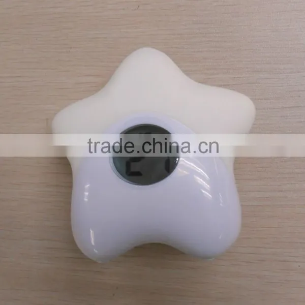 Digital Room Thermometer Silicone LED Color Changing Night Light photo-6