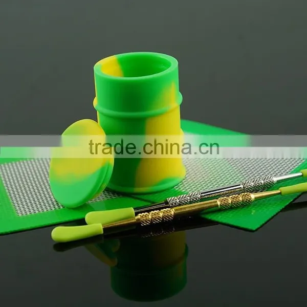 New Arrival! 6+1 Vaporizer e Cigarette Silicone Dab Container Silicone Jars or Wax Oil Extract Bho photo-2