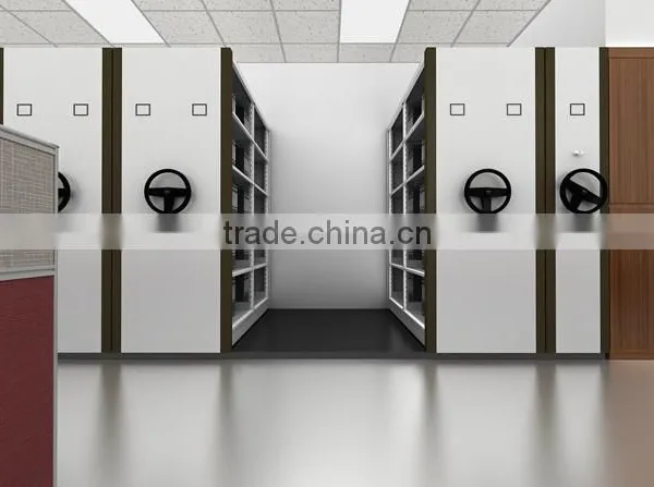Mechanical Type School Library Steel Movable Book Shelving photo-5